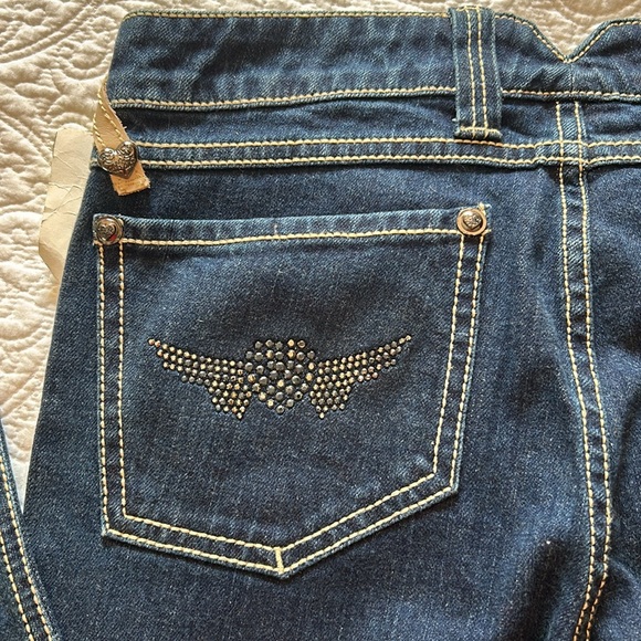 ❤️TWISTED HEART”boot cut jeans - Picture 4 of 11